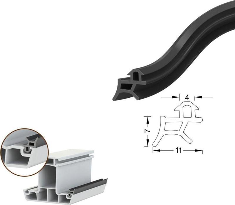 Pimapen Pvc Kapı Pencere Değiştirme Fitili Contası 100 Metre Siyah