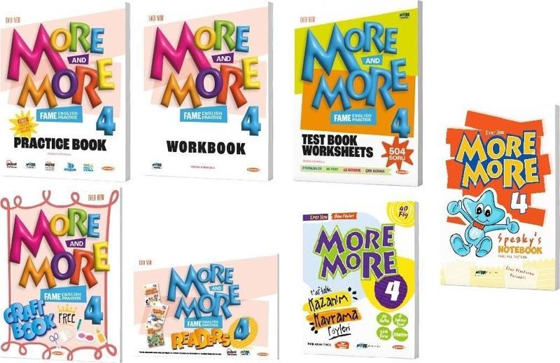 Kurmay Elt 2025 4. Sınıf More More Practice Book + Test Book + Föy + Speakys Akıllı Defter