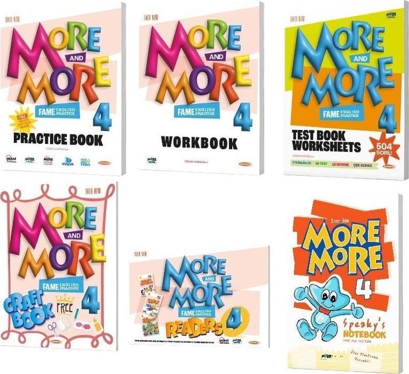 Kurmay Elt 2025 4. Sınıf More More Practice Book + Test Book + Speakys Akıllı Defter