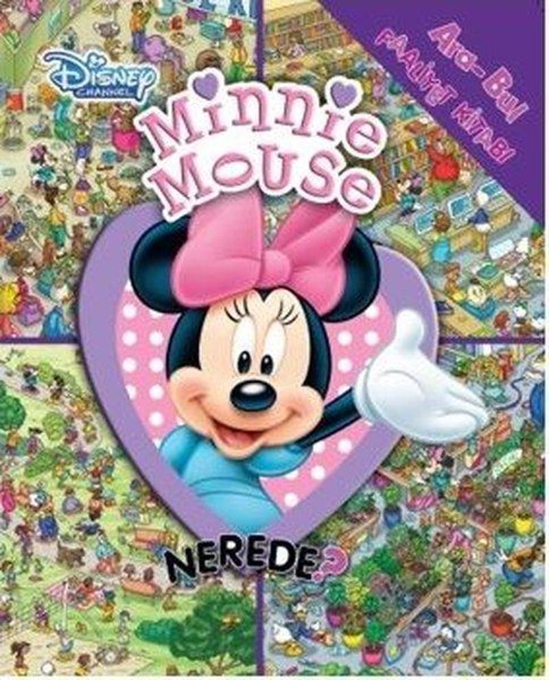 Doğan ve Egmont Yayıncılık Disney Minnie Mouse - Nerede Ara Bul - Faaliyet Kitabı - Kolektif
