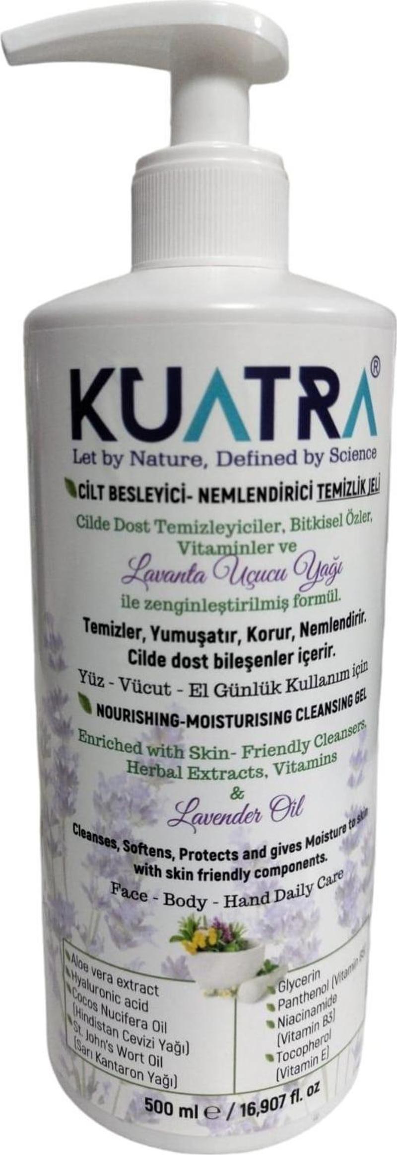 Nemlendirici Besleyici Temizlik Jeli (Tıbbi Lavanta (Lavandula Angustifolia) uçucu yağı içeren) 500ml