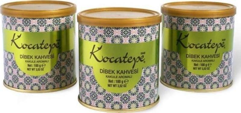 Kocatepe Dibek Kahvesi Teneke 100 gr x 3 Adet