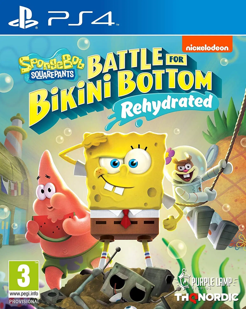 Nickelodeon Spongebob Squarepants: Battle For Bikini Bottom - Rehydrated Ps4 Oyunu