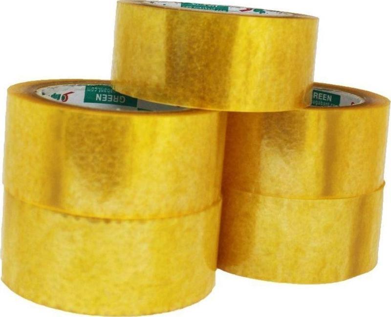 5 Adet Şeffaf Koli Bandı 45 Mm x 100 Metre 38 Mikron Akrilik (5 Adet)