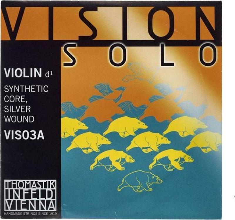 Vision Solo Silver D (Re) Keman Teli