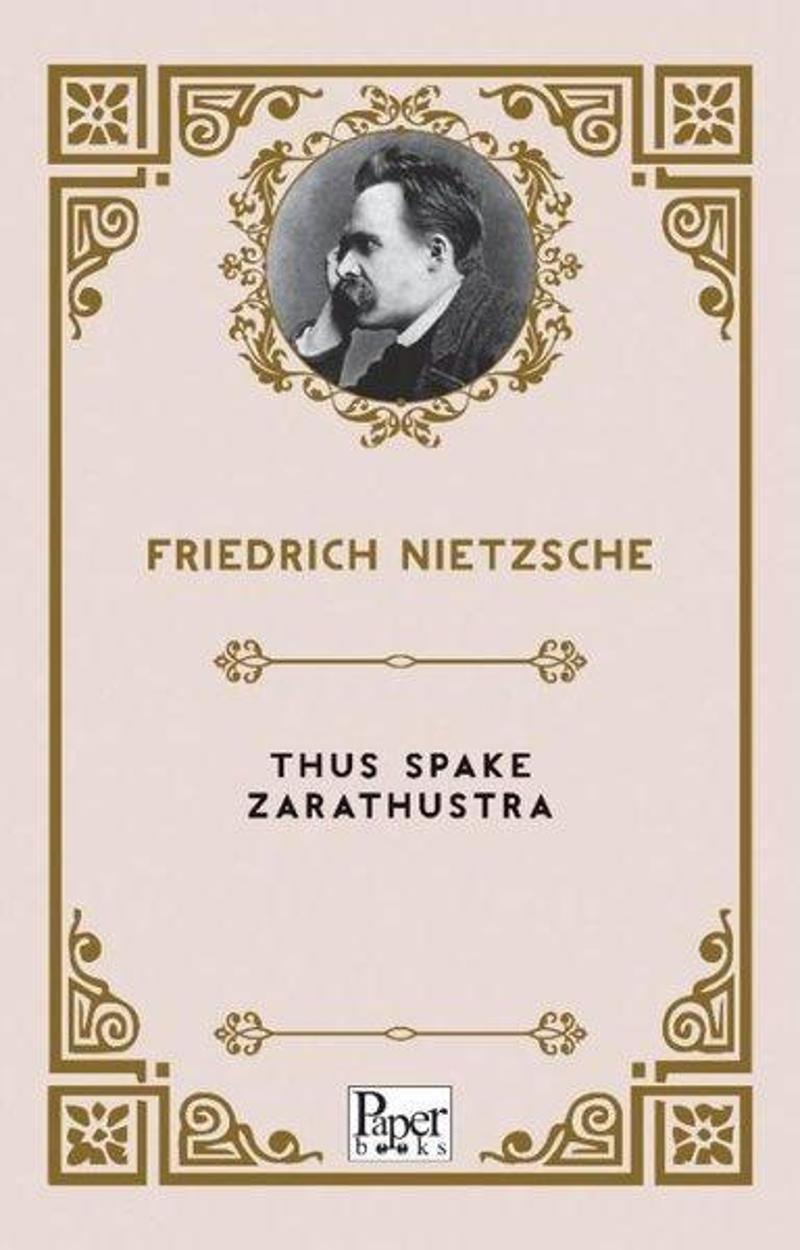 Paper Books Thus Spake Zarathustra - Friedrich Nietzsche