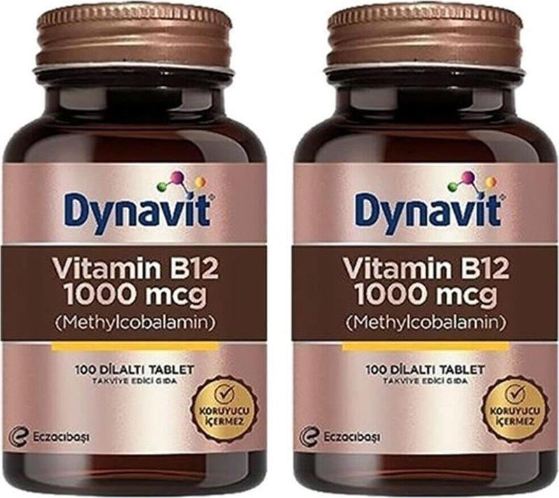 Vitamin B12 1000 mcg 100 Tablet 2 Adet