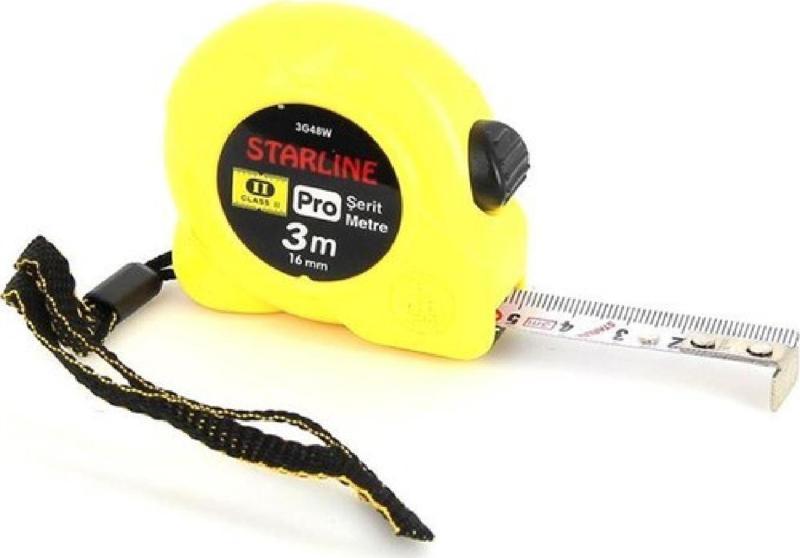 STARLINE 3G48W 3MT*16MM ŞERİT METRE