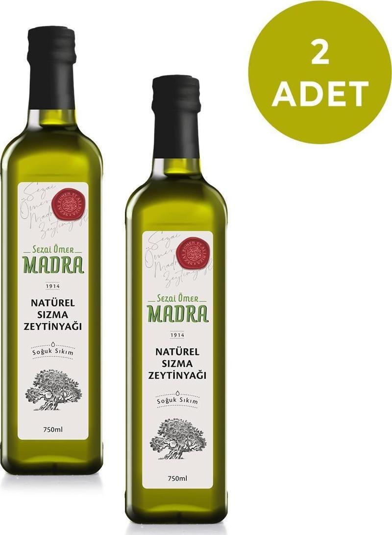 SEZAİ ÖMER MADRA 750 ML SIZMA ZEYTİNYAĞI * 2