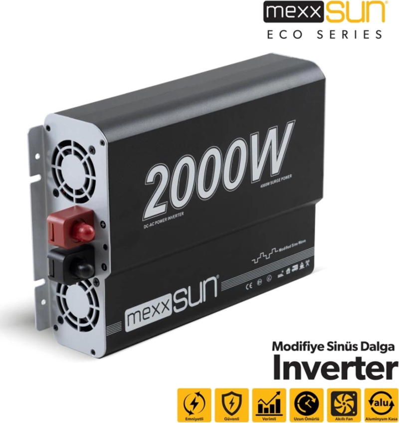 12v 2000w Modifiye Sinüs İnverter