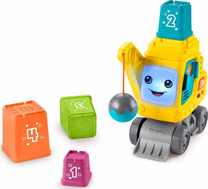 Fisher Price Sesli ve Işıklı Eğitici Vinç Hwy62