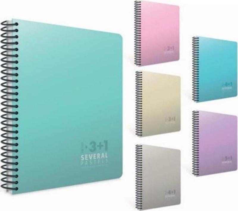 Several A4 120 Yp 3+1 Spr Ayraçlı Pp Kapak Defter 5379