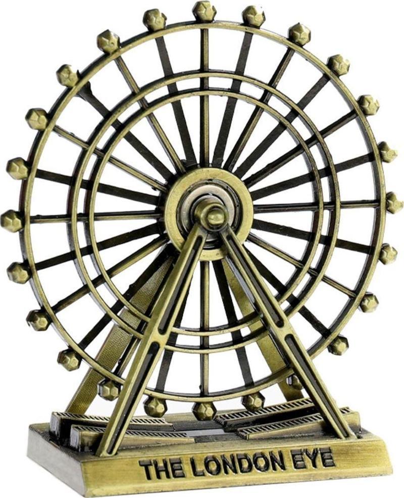 London Eye Metal Dönme Dolap Biblosu - Eşsiz Avrupa Retro Dekorasyonu