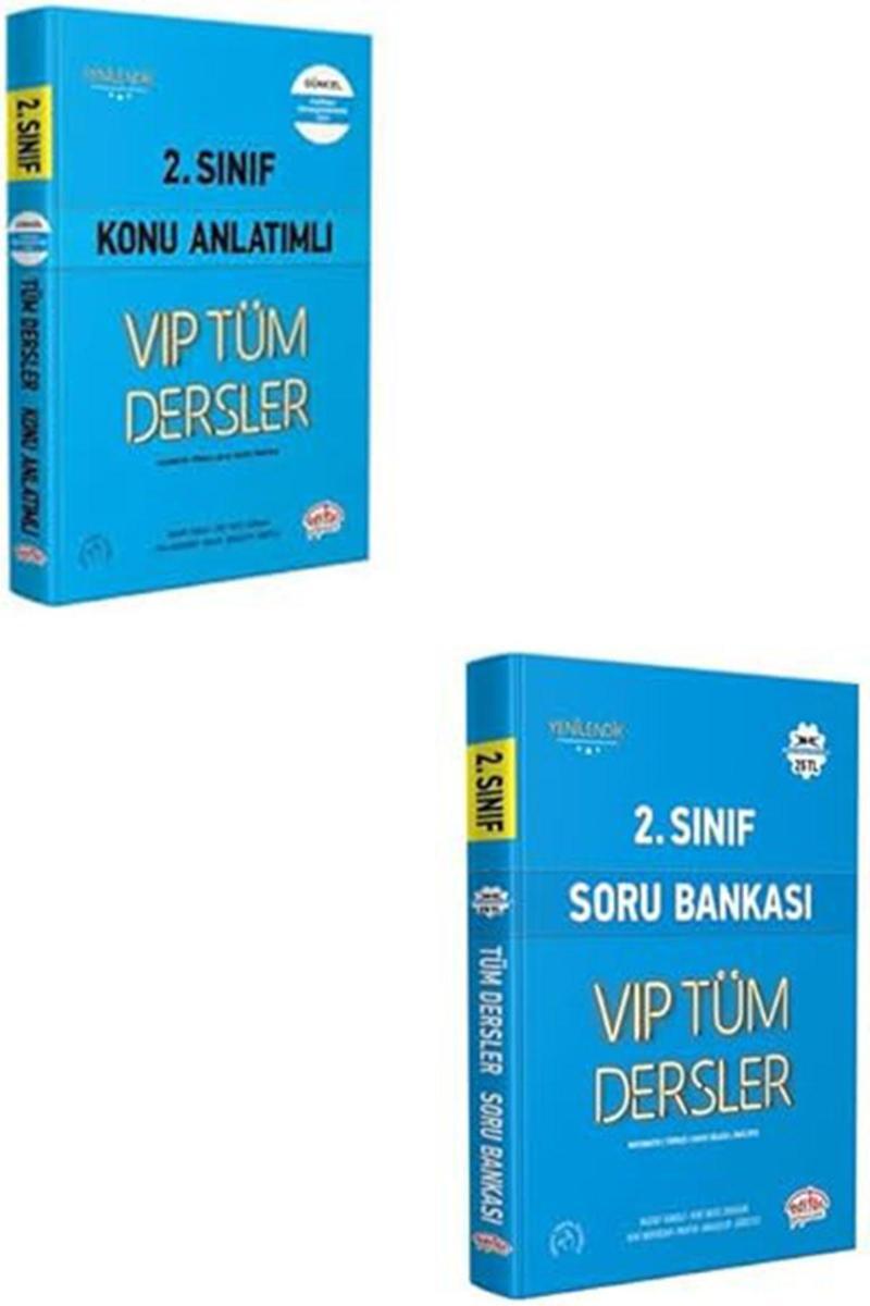 Editör Yayınları 2025 2. Sınıf Tüm Dersler Konu ve Soru Bankası Seti (2 Kitap)