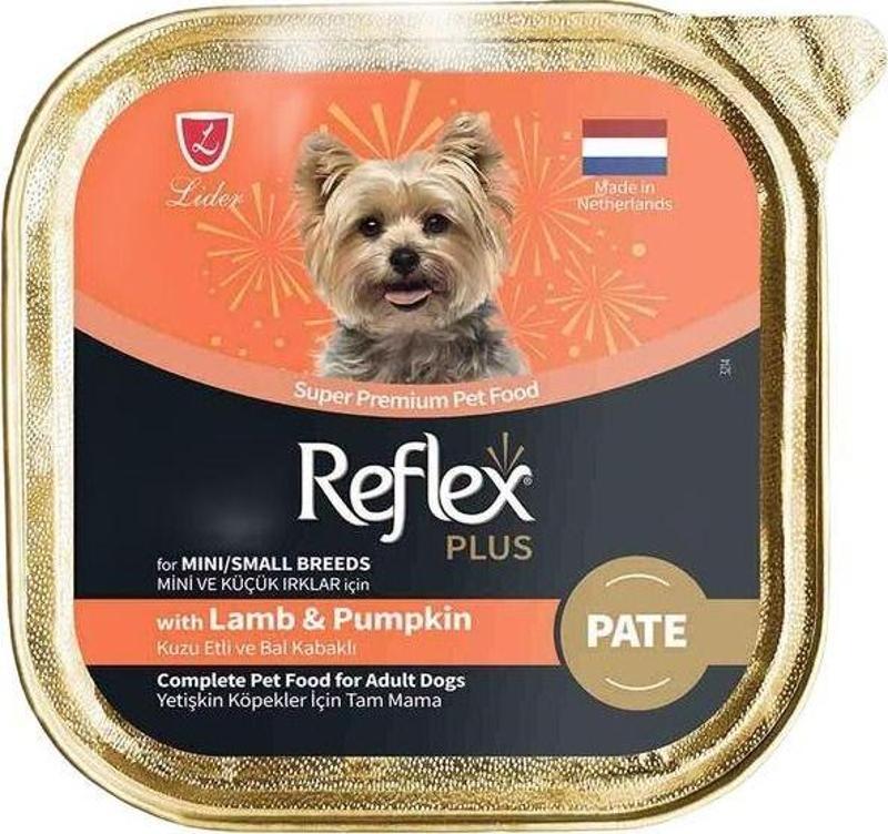 Pate Kuzu Etli Balkabaklı Mini Ve Küçük Irk Yetişkin Köpek Konservesi 85gr