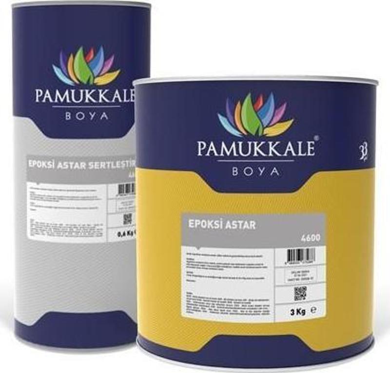 Pamukkale 4600 Epoksi Astar 3 Kg+0.60 Kg Gri Ral 7038