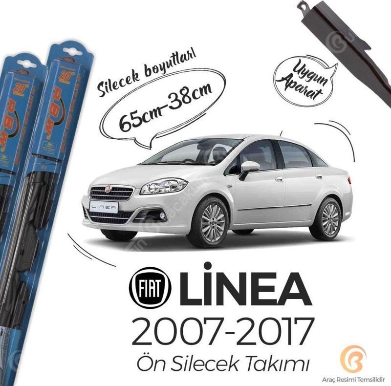 Hybrid Ön Silecek Takımı Fiat Linea 2007-2017 ile uyumlu