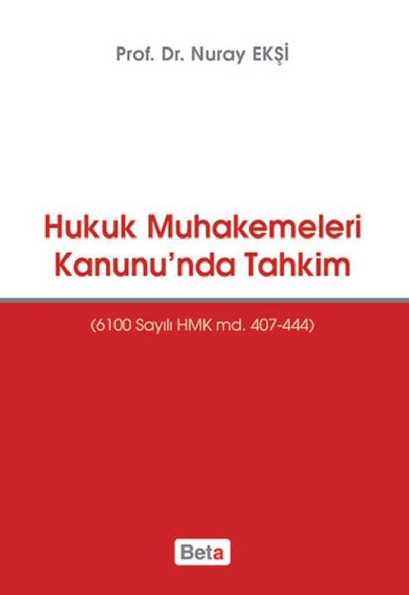 Beta Yayınları Hukuk Muhakemeleri Kanunu'nda Tahkim - Nuray Ekşi