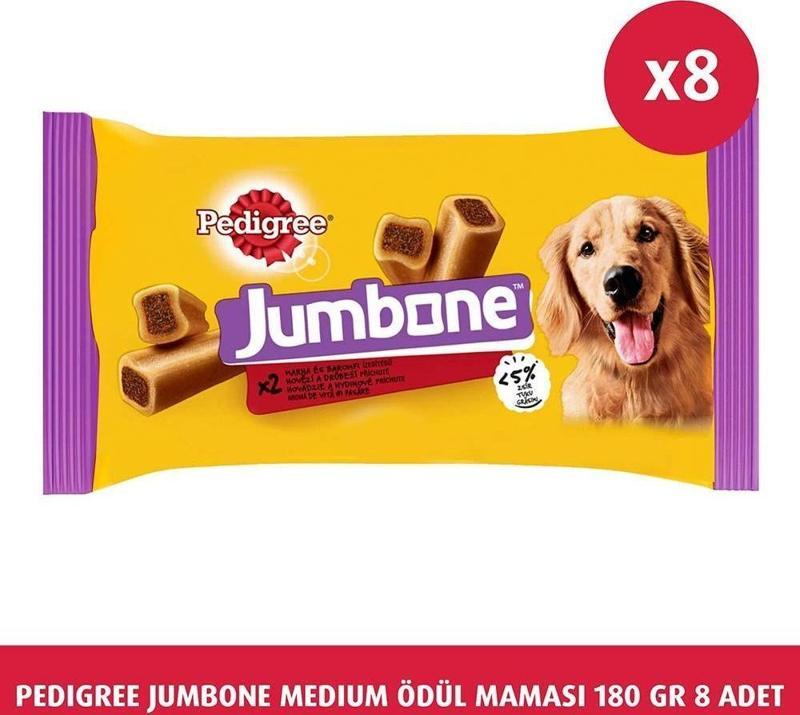 Jumbone Sığır Etli Ödül Maması 180 G  8X