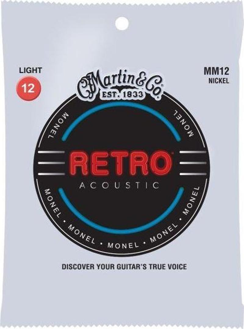 Martin Co MM12 .012-.054 Retro Monel Akustik Gitar Teli