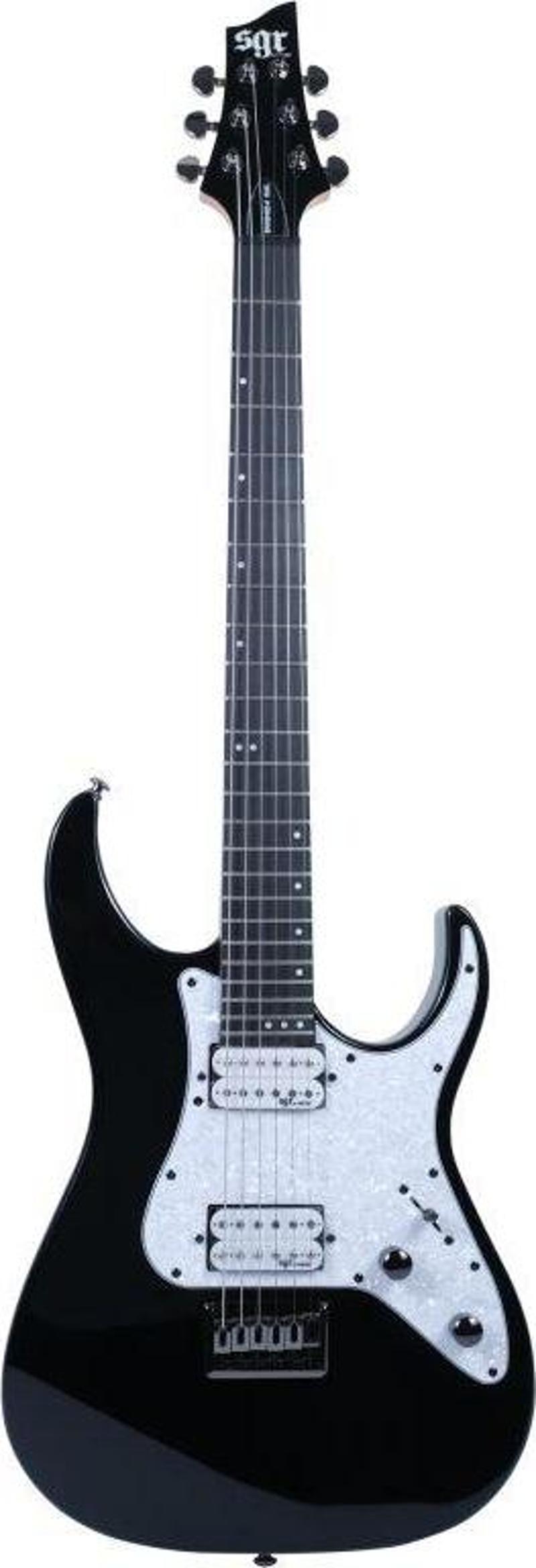 BANSHEE-6 SGR Elektro Gitar (Siyah-Beyaz)