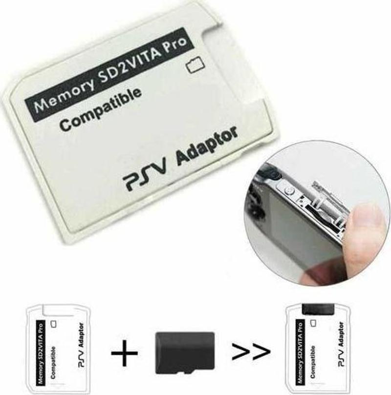 PS Vita Sd2vita Adaptör Versiyon 6.0 PSV Adaptor Memory SD2VITA PRO Mikro SD Çevirici Henkaku Enso