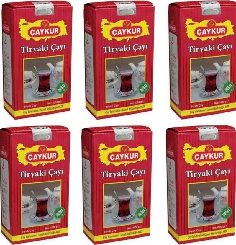 Tiryaki 1 Kg Dökme Çay X 6 Adet