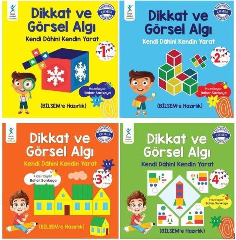 Çocuk Gelişimi Yayınları Dikkat ve Görsel Algı Evde Eğitim Seti - Kolektif