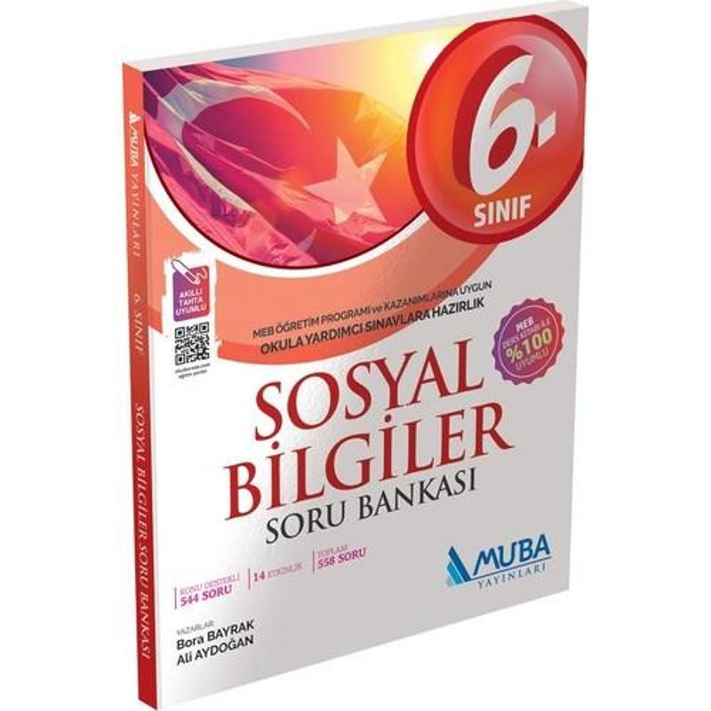 Muba Yayınları 6.sınıf Sosyal Bilgiler Soru Bankası