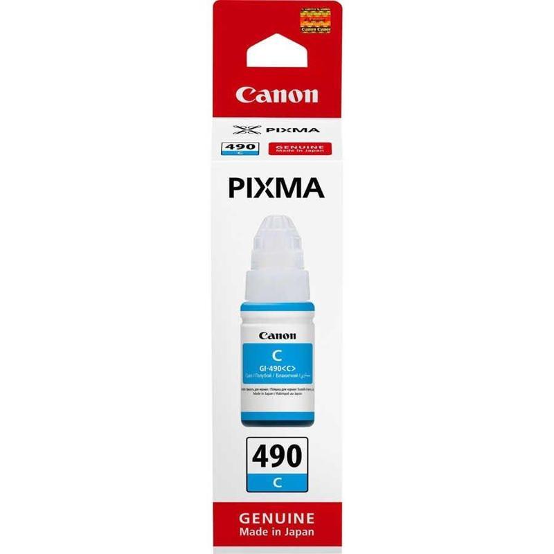 Canon GI-490C Mavi Orijinal Mürekkep Şişe 70 ML 7000 Sayfa 0664C001AA