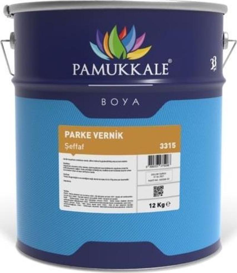 Pamukkale Parke Vernik Cam Cila 12 Kg Şeffaf