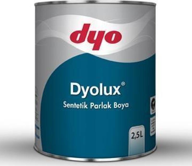 Dyolüx Sentetik Parlak Boya 2.5 Lt Siyah