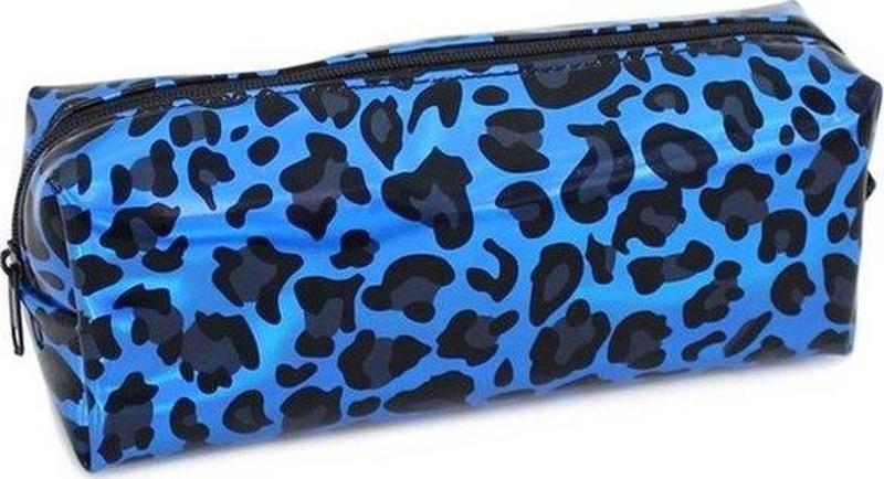 Anorak Leopar Mavi Kalem Kutusu