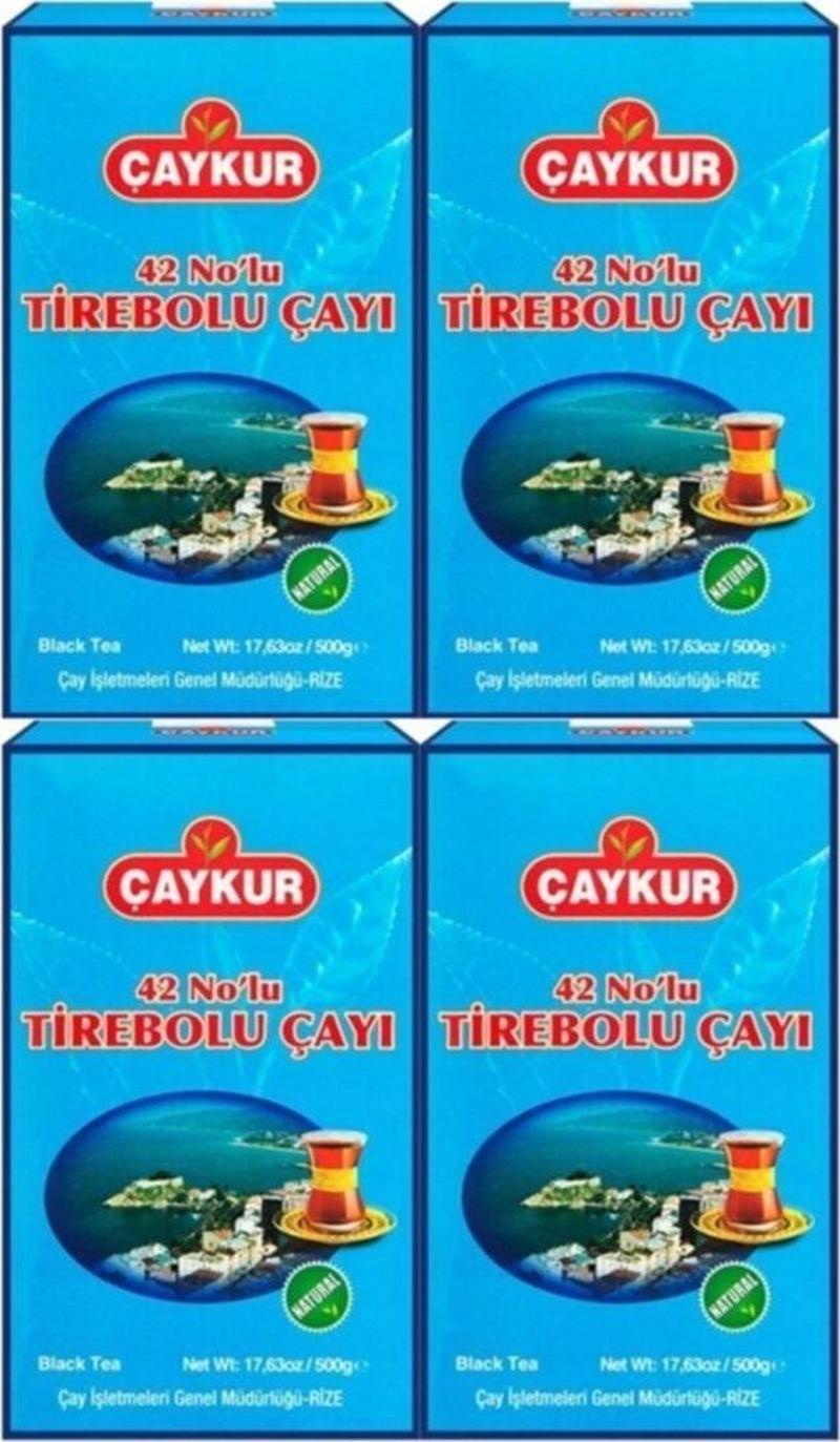 42 Nolu Tirebolu Çayı 500 Gr X 4 Adet