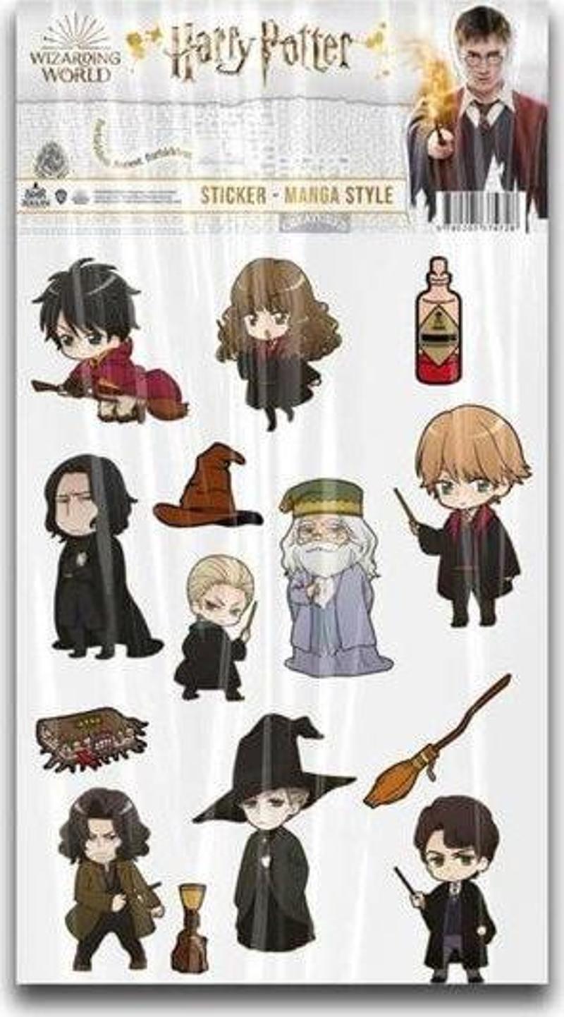 Wizarding World Karakterler Manga Style Sticker