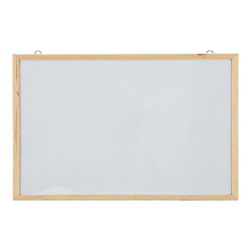 İNTERPANO İnterpano 60 x 90 Ahşap Çerçeveli Laminant Yüzey Duvara Monte Beyaz Yazı Tahtası