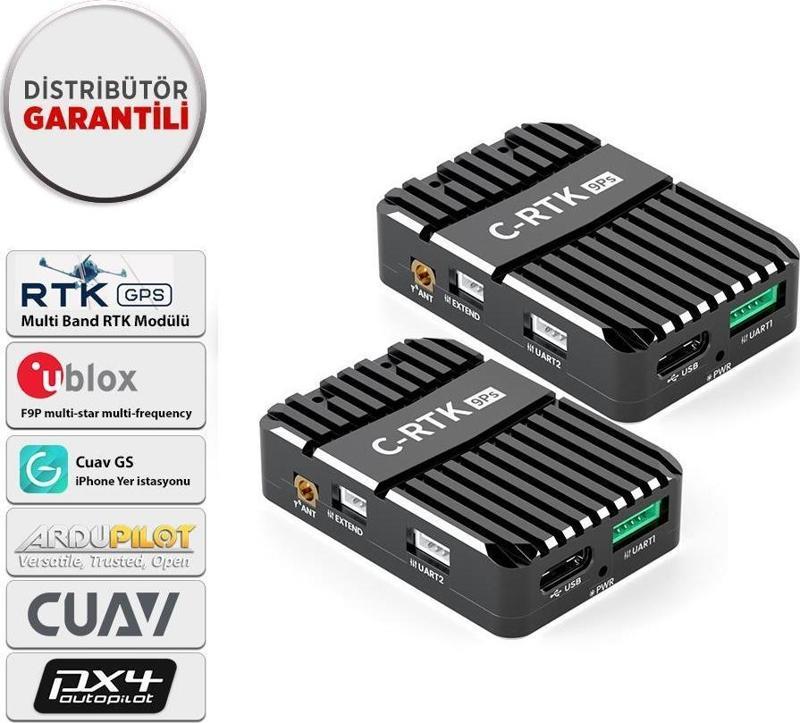 C-RTK 9Ps RTK GNSS Yüksek Hassasiyetli Konumlandırma Modülü (Distribütör Garantili)