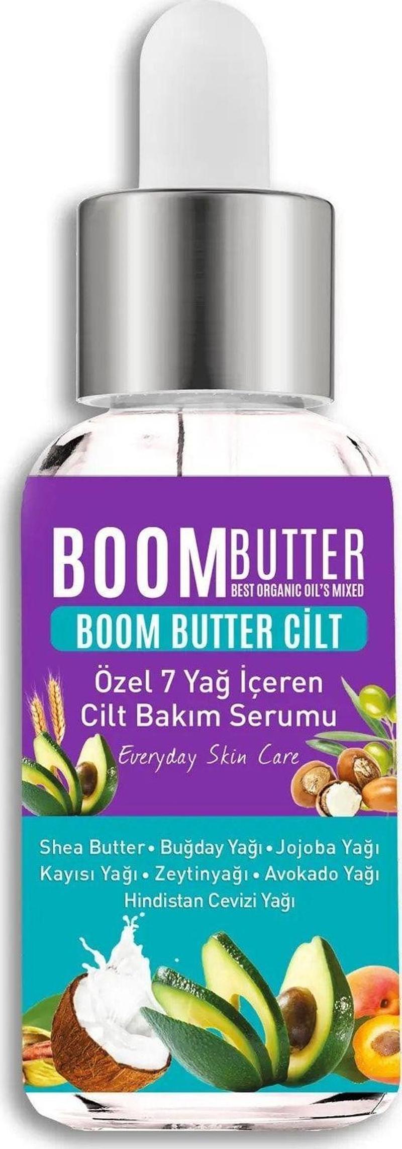 BOOM BUTTER 7 Yağ içeren Maksimum Nemlendirici Cilt Bakım Serum 20 Ml