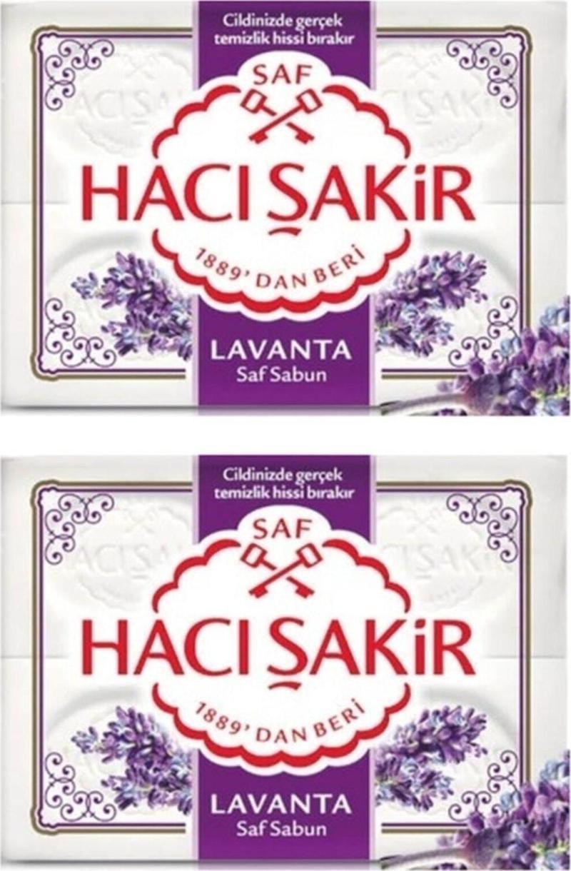 Banyo Sabunu Lavanta 2X 600  gr Hacışakir 2 Adet  1200 gr