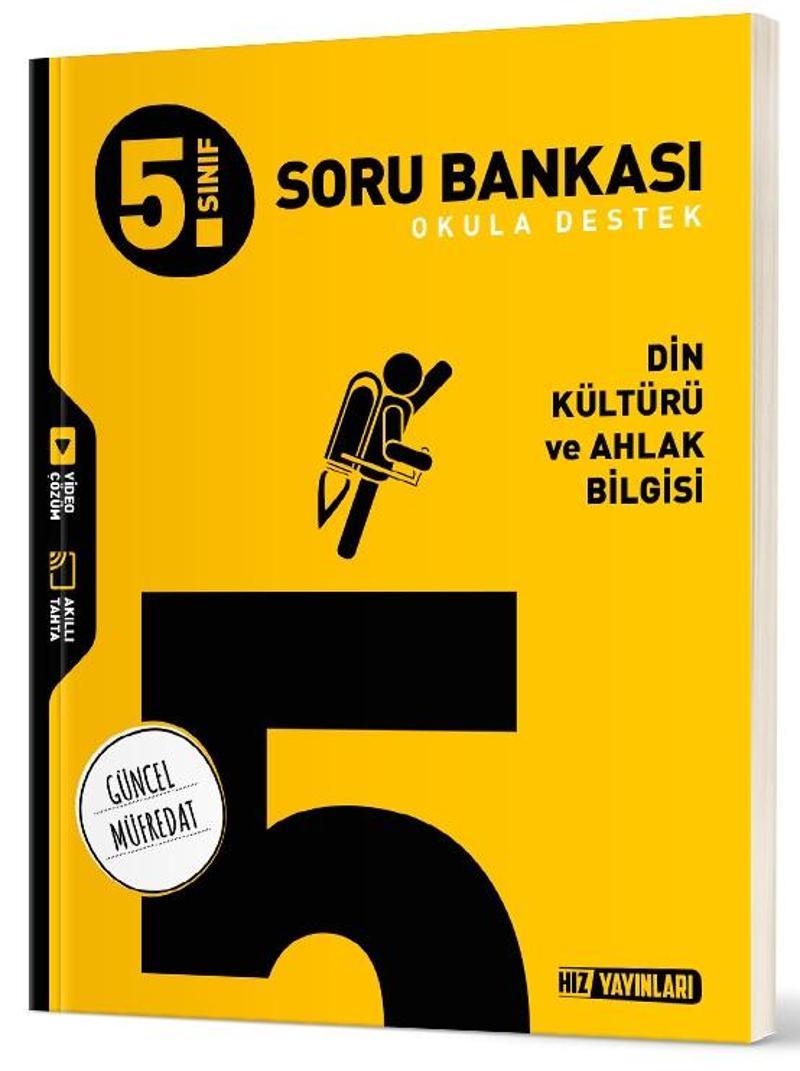 Hız Yayınları 2025 5. Sınıf Din Kültürü Soru Bankası Yeni Müfredat