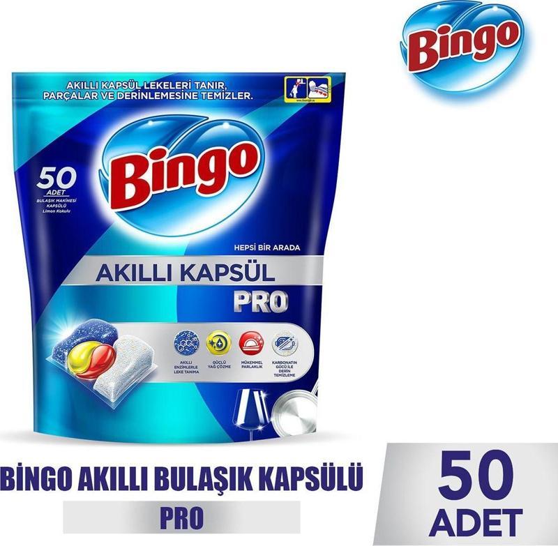 Akıllı Kapsül Pro Bulaşık Makinesi Deterjanı Tableti 50'li