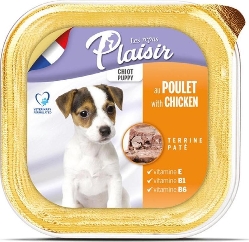 Pate 150Gr Tavuk Etli Yavru 1Adet Yaş Köpek Maması