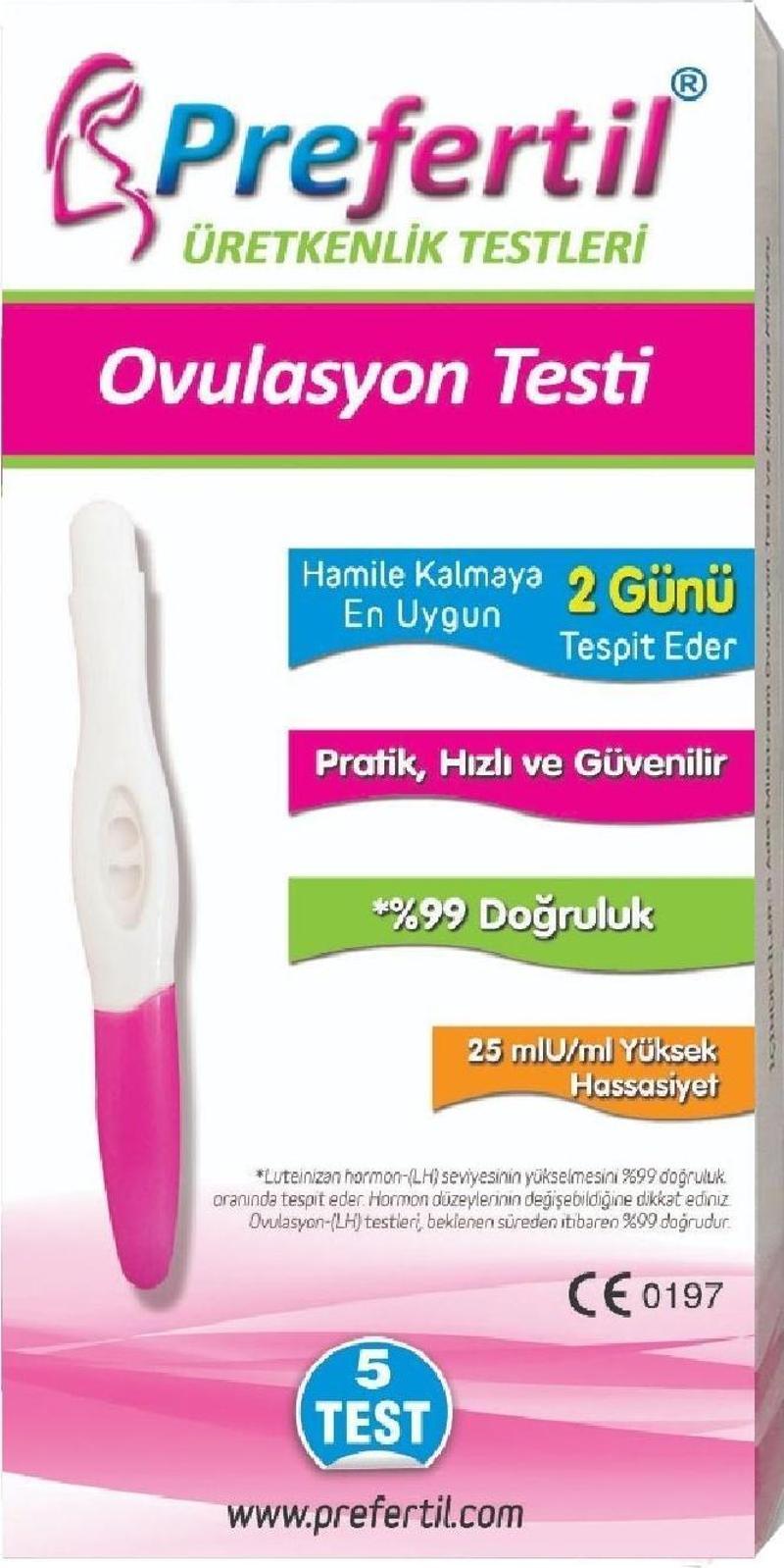 Ovulasyon/Yumurtlama Testi - [ 1 Kutu = 5 Test ]