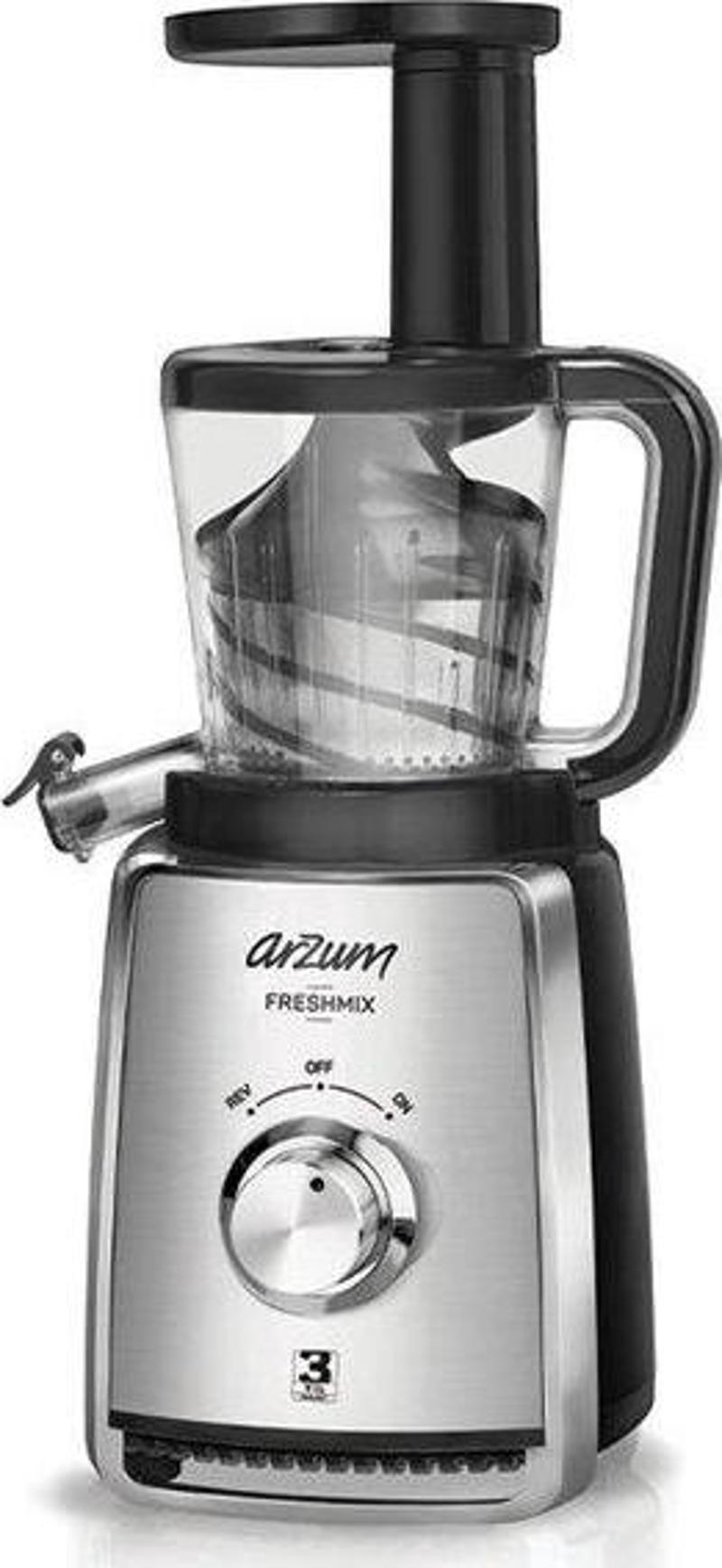 AR1050 Freshmix Slow Juicer Meyve Ve Sebze Presi - Paslanmaz Çelik