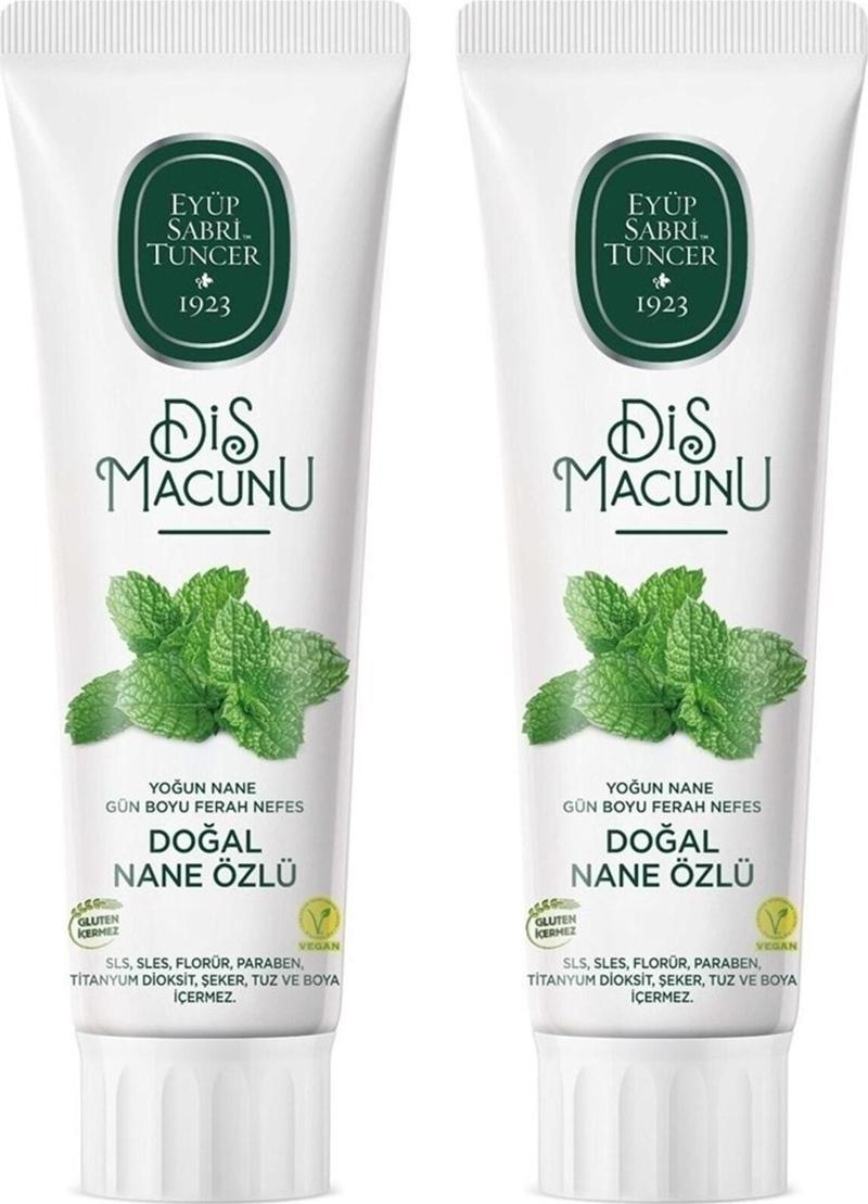 Doğal Nane Özlü Diş Macunu 2 x 90 ML