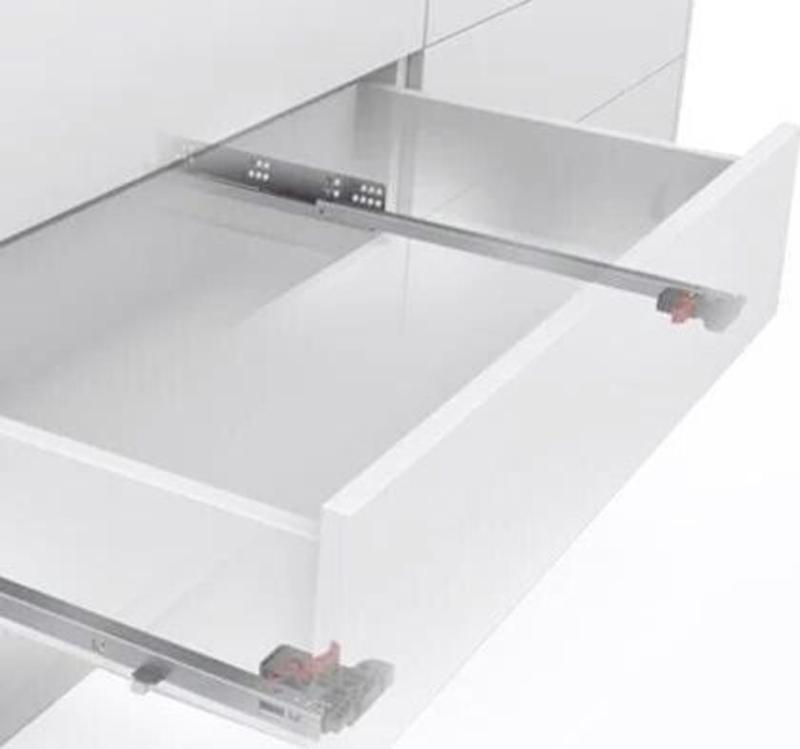 SLİDEA FRENLİ MANDALLI 450 18 MM ÇEKMECE RAYI KISMİ ACILIM (MANDAL DAHİL)