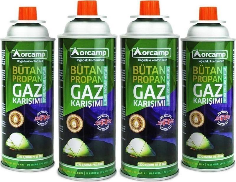 Valfli Gaz Kartuş 227 Gram 4'Lü Set