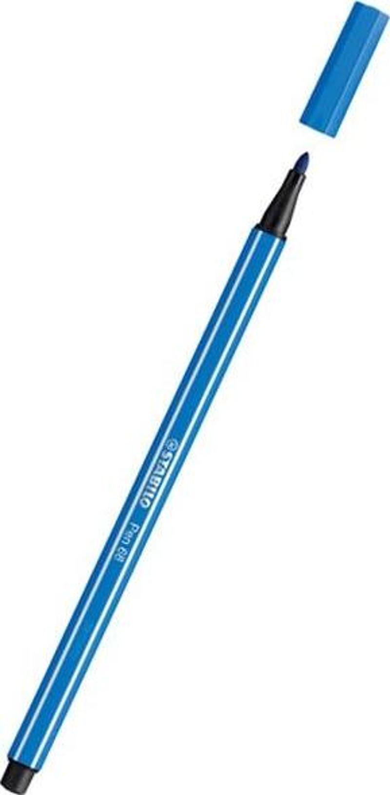 Pen 68 Fineliner Mavi Kalem