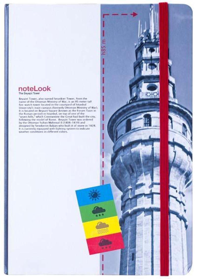 Notelook Notelook Towers Of Istanbul Beyazit Kulesi A6 Çizgili