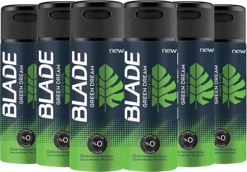 Green Dream Erkek Deodorant 6x150ml